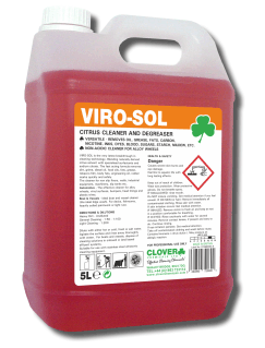 Clover Viro-Sol Citrus Based Cleaner/Degreaser (5Ltr)