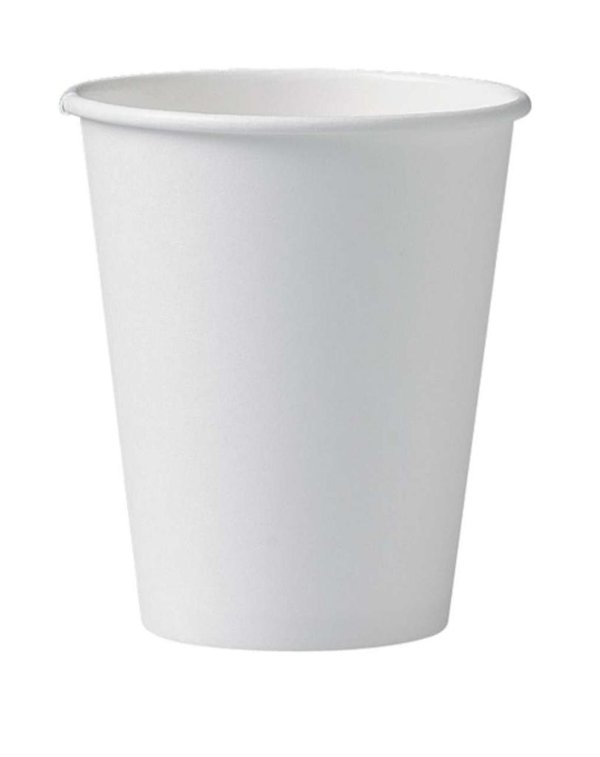 8oz White Paper Cups (Qty 100)