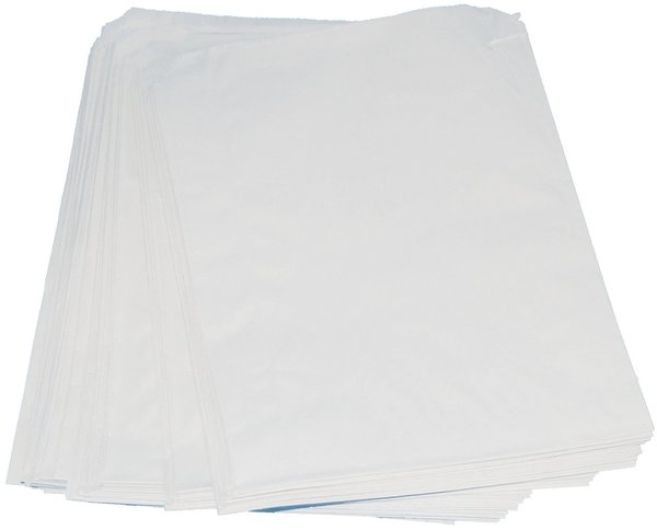 White Sulphite Bags 8.5x8.5" (Qty 1000)