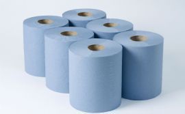 Centrefeed 1Ply Blue 300m (Qty 6)