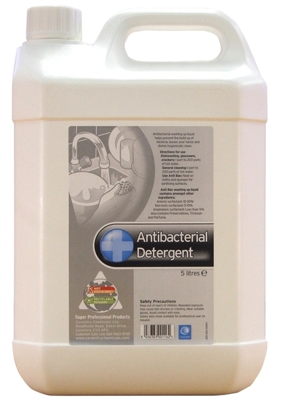 Washing Up Liquid With Anti-Bac 5Ltr