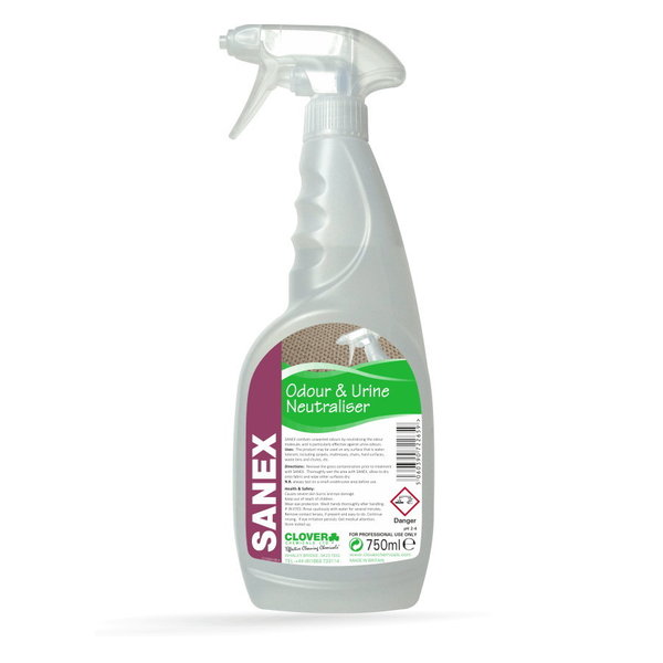 Clover Sanex Odour & Urine Neutraliser (6x750ml)