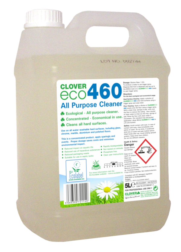 Clover Eco 460 All Purpose Cleaner (5Ltr)