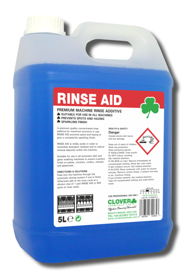 Clover Rinse Aid Premium Rinse Aid Additive (5Ltr)