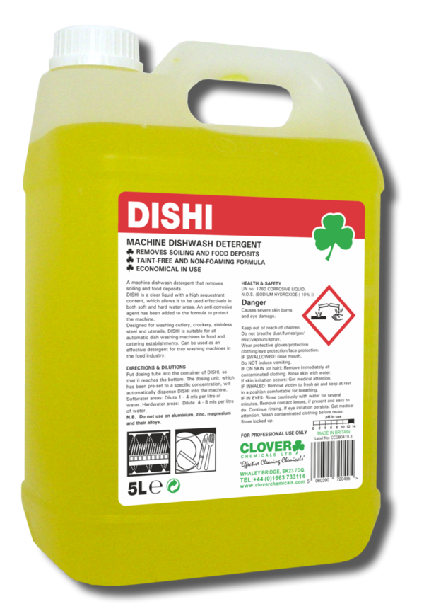 Clover Dishi Machine Dishwash Detergent (5Ltr)