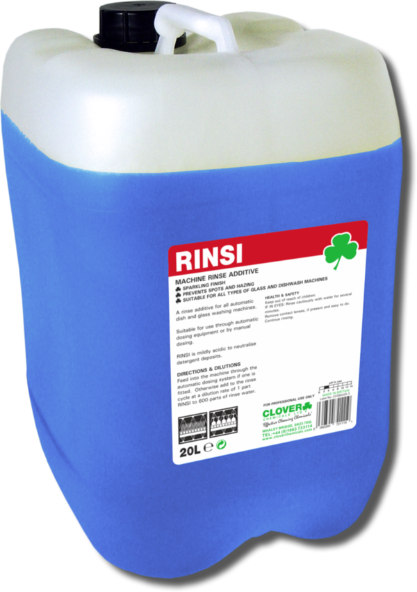 Clover Rinsi Machine Rinse Additive (20Ltr)