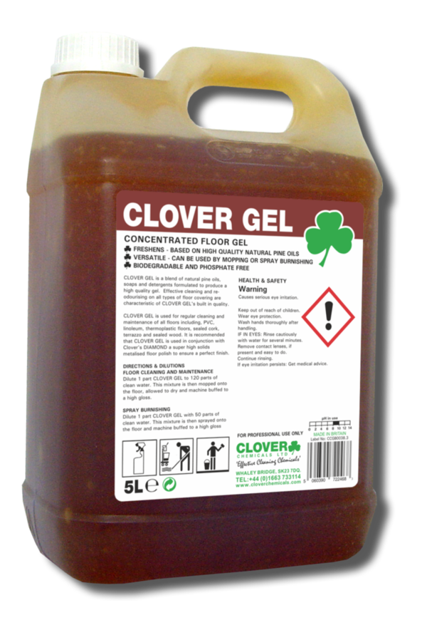 Clover Gel (5Ltr) Concentrated Floor Gel