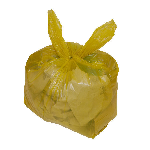 Yellow Waste Sacks 18 x 29 x 38" (Qty 200)