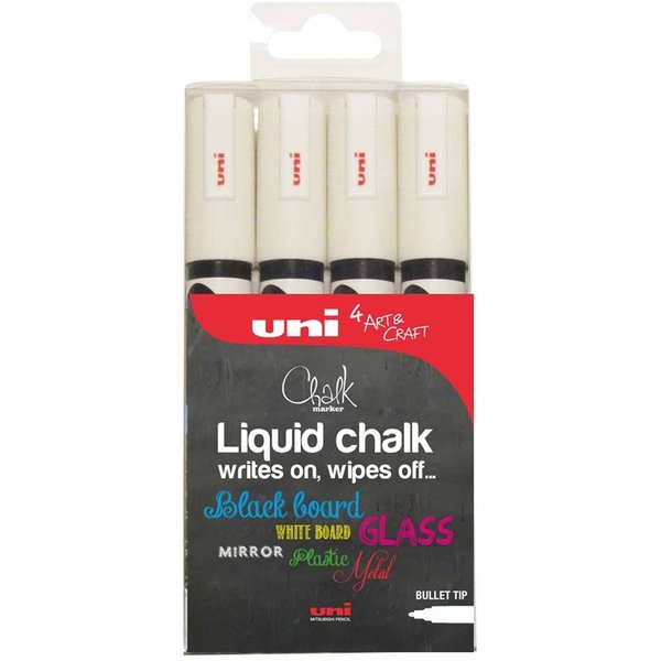 White Chalk Markers (4)